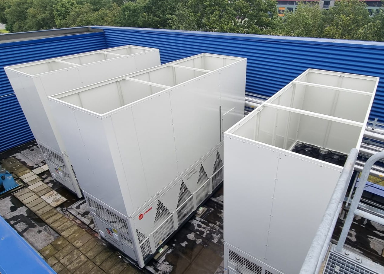 Luchtafvoer verhogers warmtepomp installaties